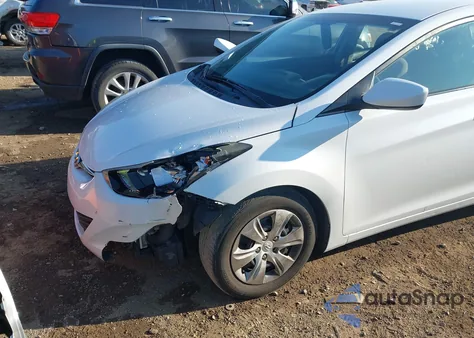 2016 Hyundai Elantra Se from USA, damaged, VIN 5NPDH4AEXGH706871